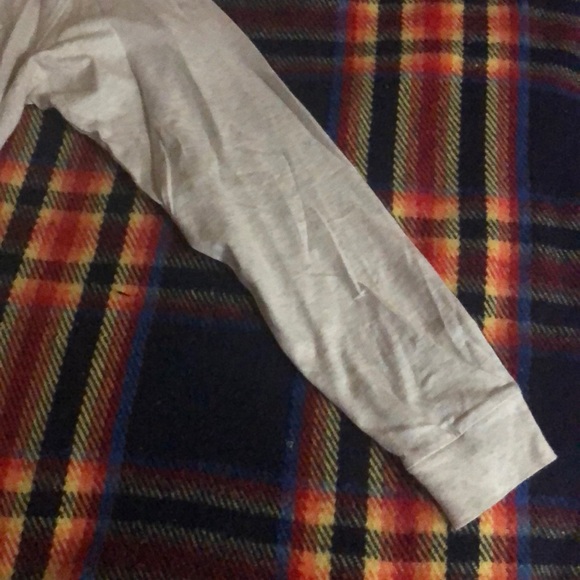 White / gray Victoria Secret Pink Sweatshirt - Picture 4 of 5